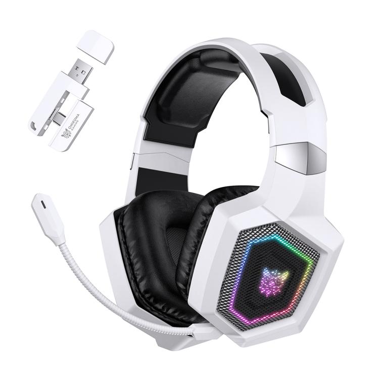 ONIKUMA GT806 Tri-mode Bluetooth 2.4G Wired E-sports Game Headset (White)
