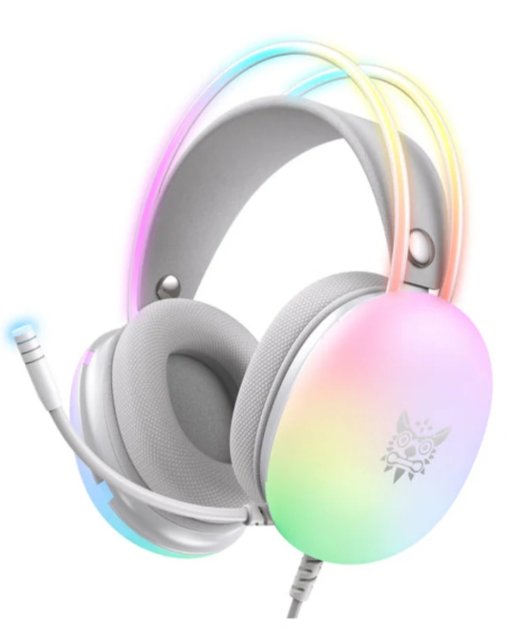 Onikuma X25 Full RGB - Gaming Headset ~ white