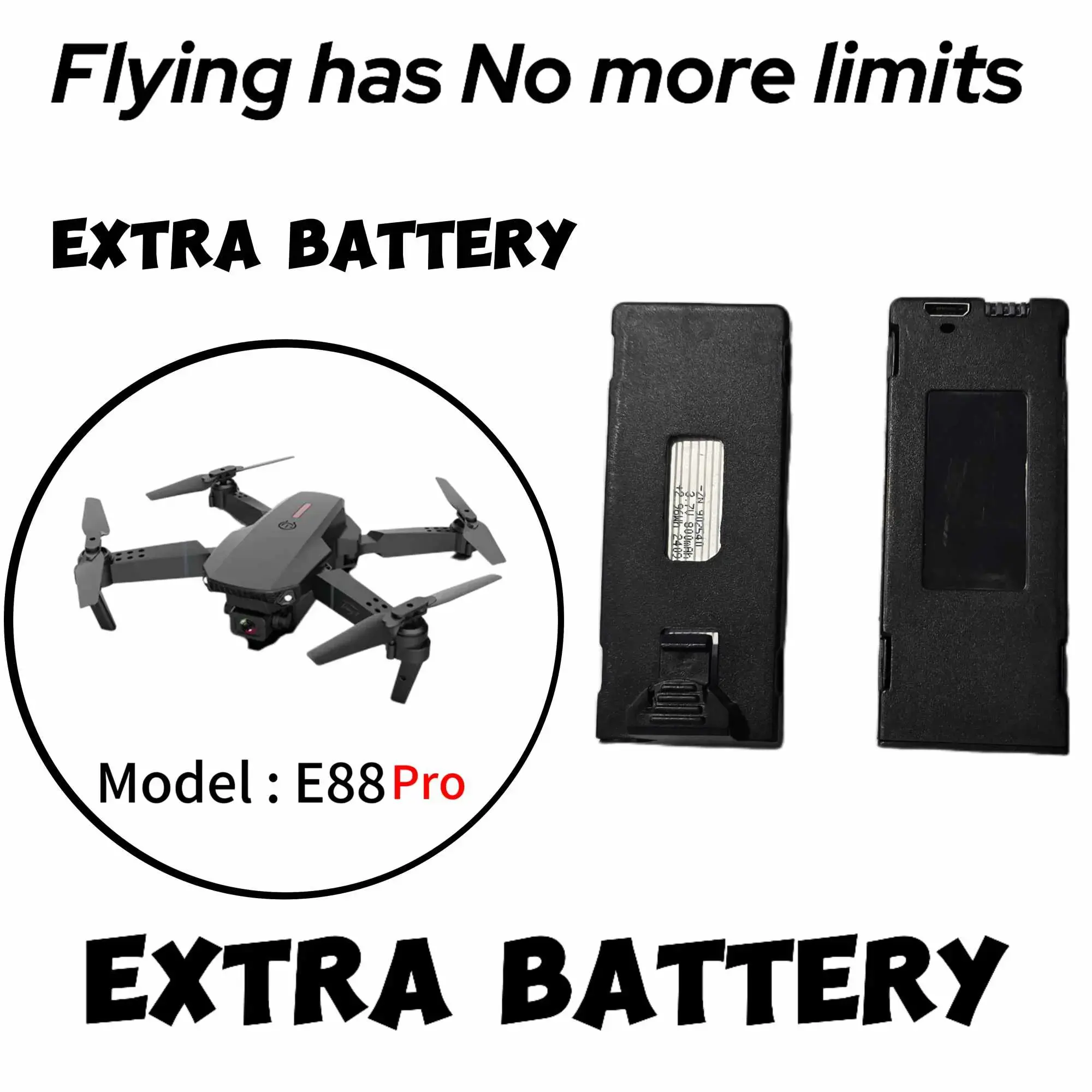 Battery For : E88~Pro