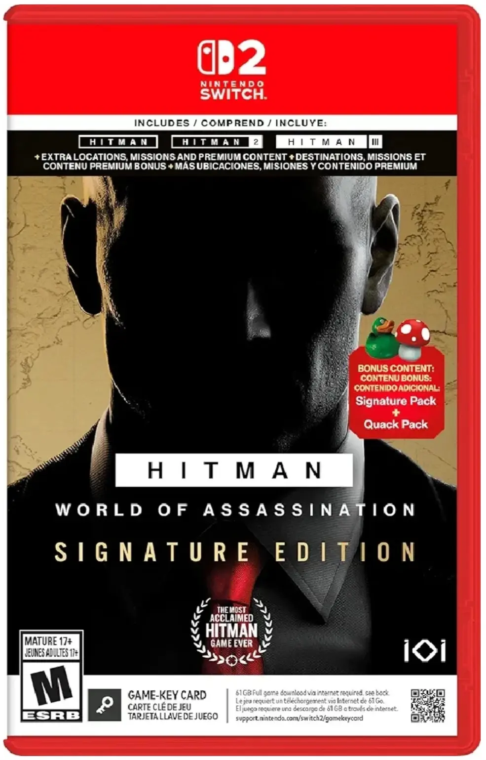 Hitman: World of Assassination Signature Edition - Nintendo Switch 2