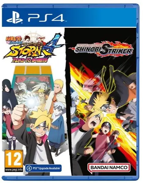 Naruto Double pack includes : naruto storm 4 road to boruto & Shinobi Strike