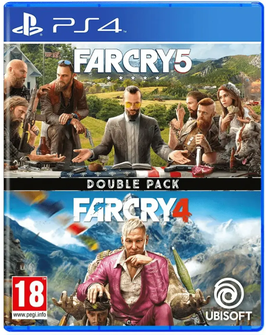 Farcry 4 & farcry 5 Double pack 2 in 1