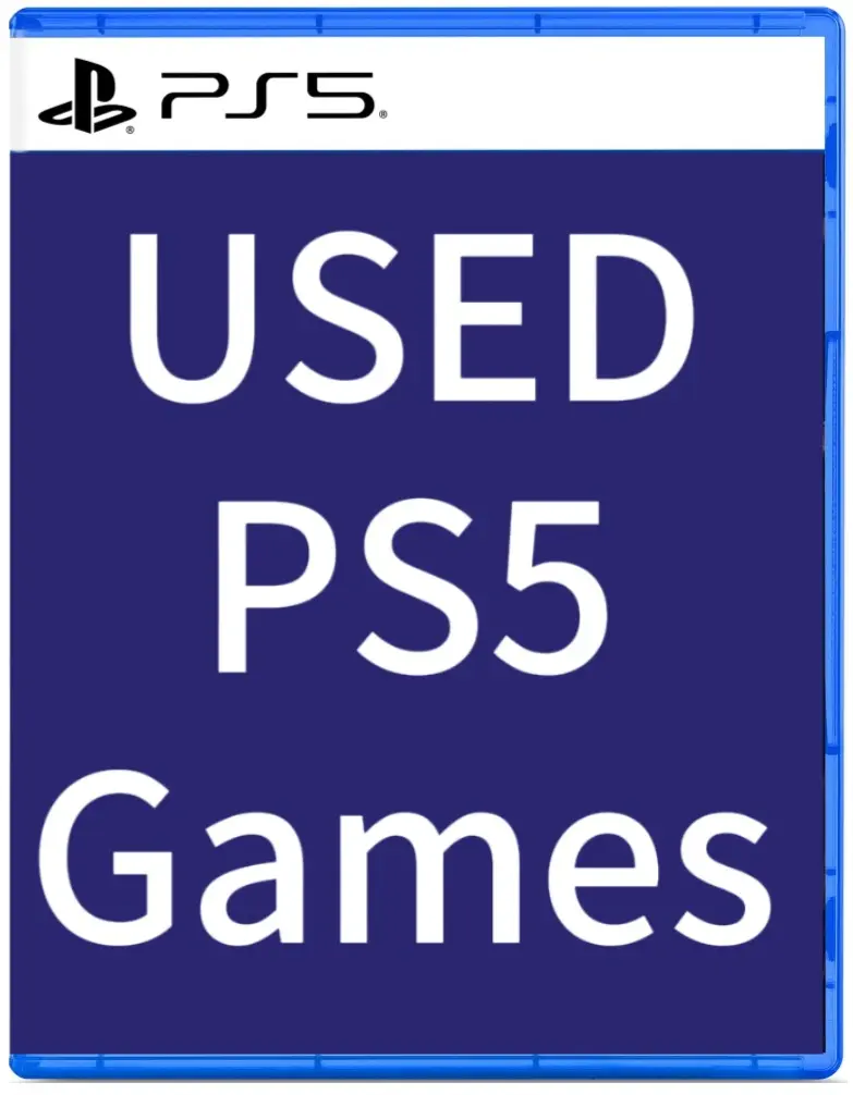 PS5 USED games price range between 15$ and 40$