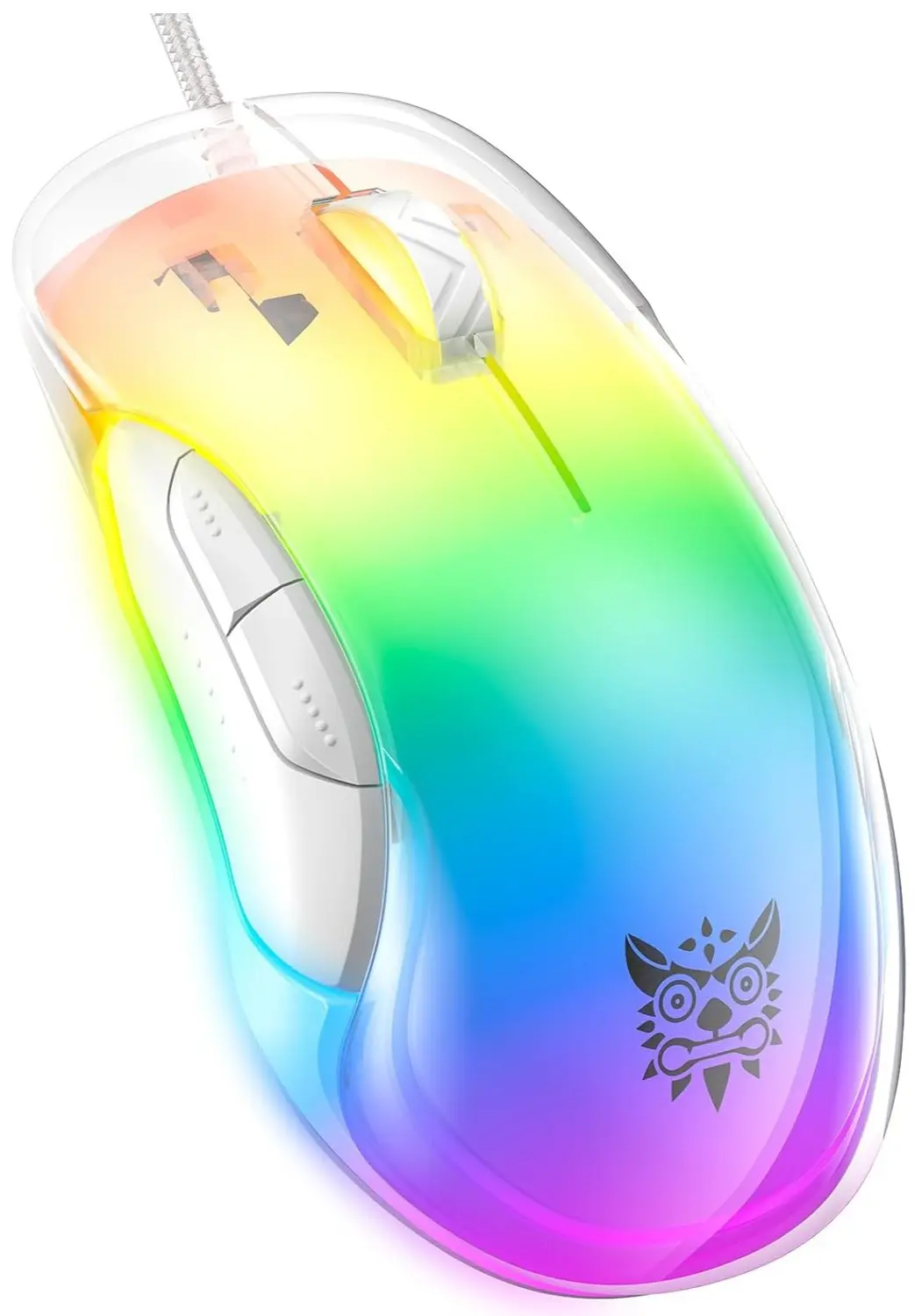 Onikuma CW925 Full RGB Gaming Mouse ( color white )