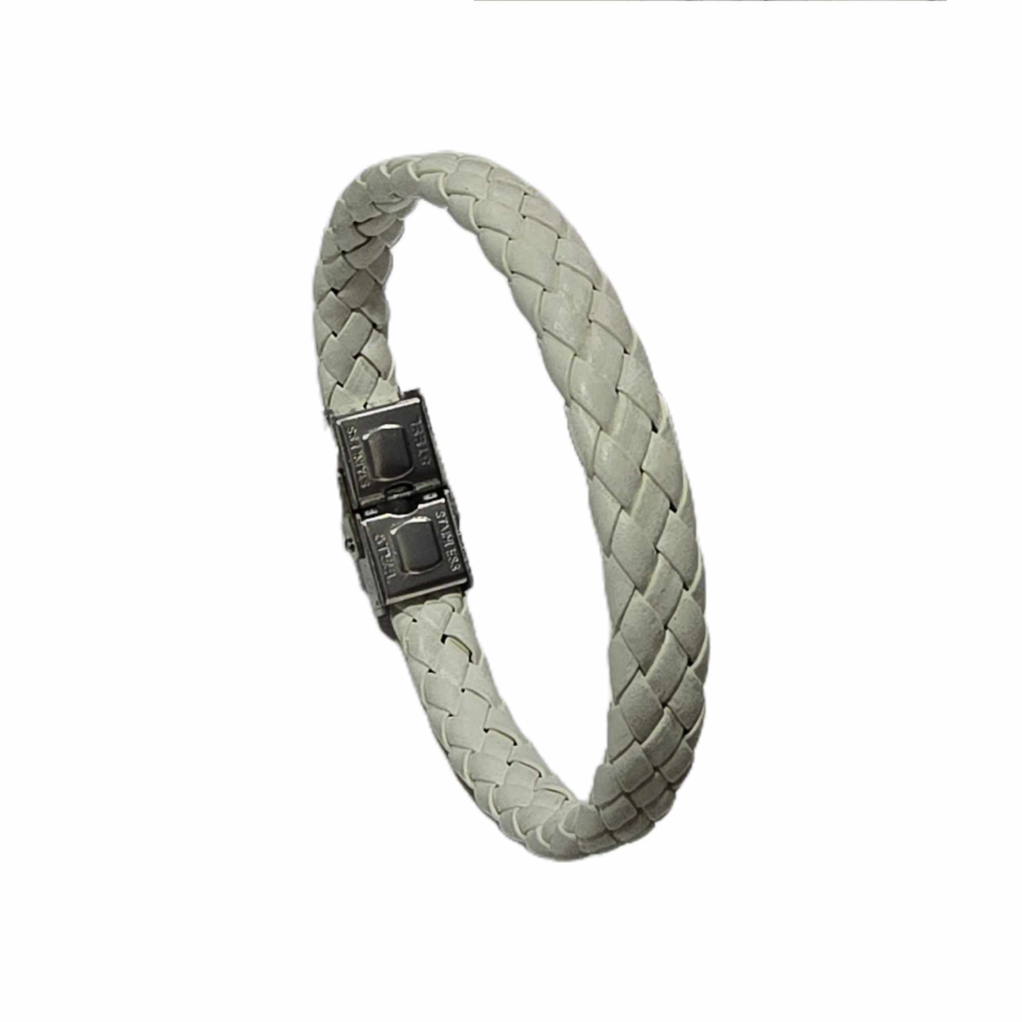 Bracelet leather 3 colors , white , yellow , black