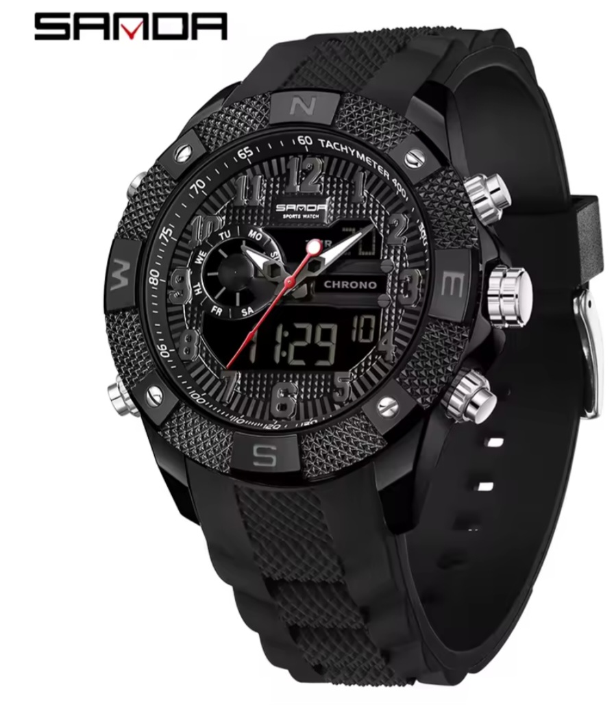 SANDA Dual time watch 3308